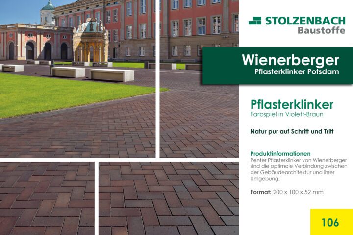 Wienerberger Pflasterklinker Potsdam