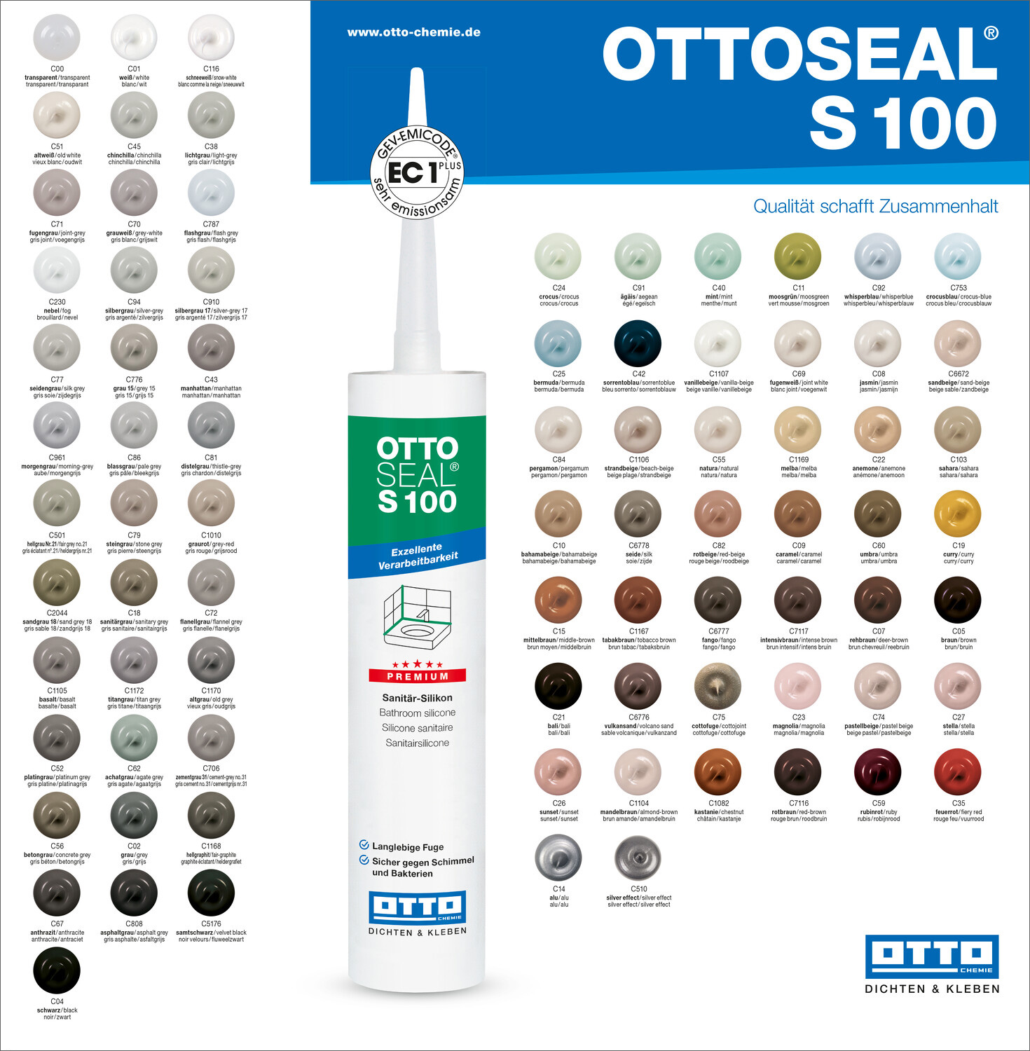 Farbtafel OTTO-Seal