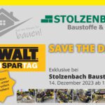 eWalt GelbSparTag 2023 bei Stolzenbach Baustoffe