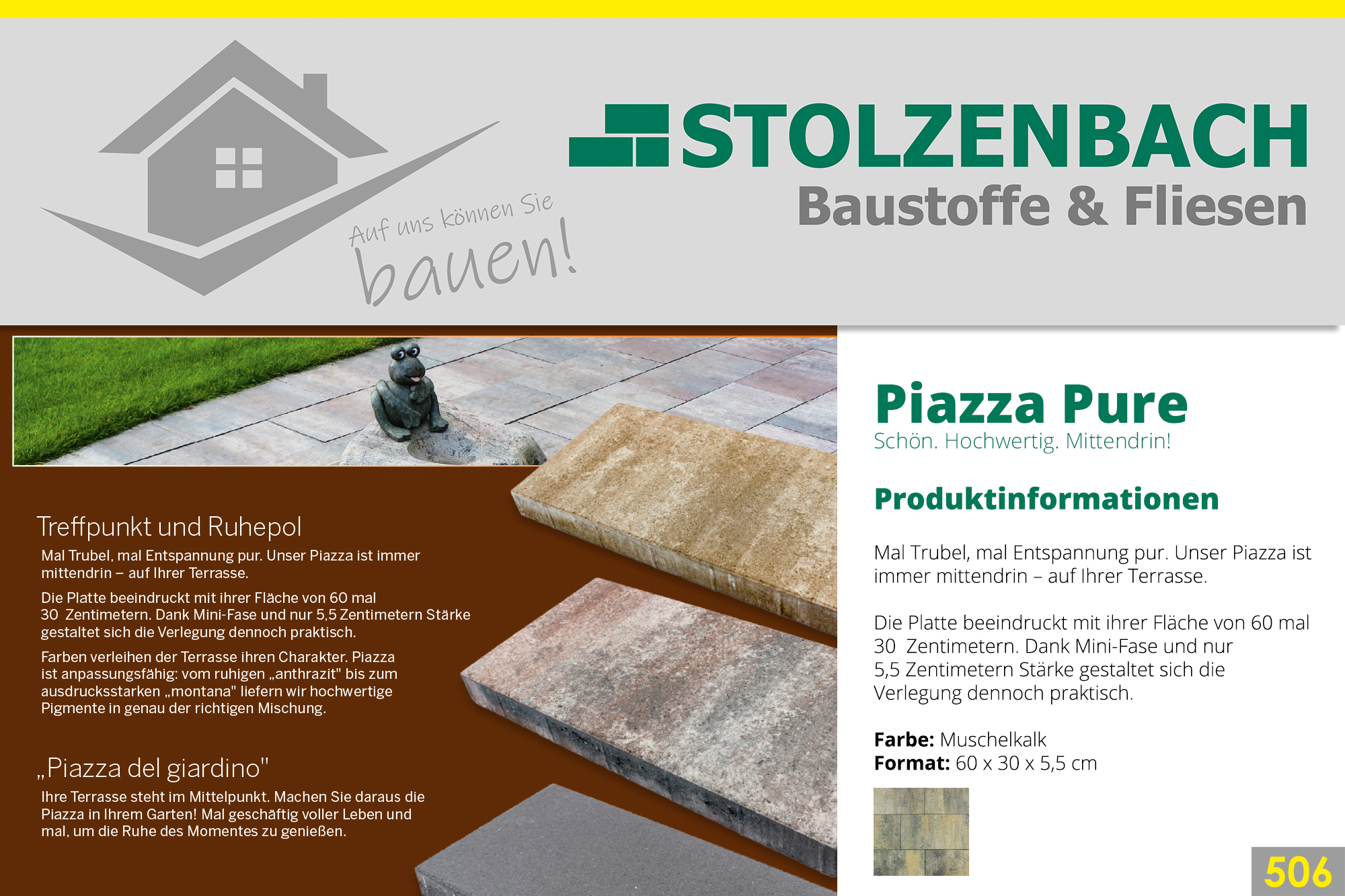 Niemeier Terrassenbelag – Piazza Pure – Muschelkalk