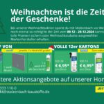 Weihnachtsaktion Stolzenbach Prämien und Rabatte Dezember 2024