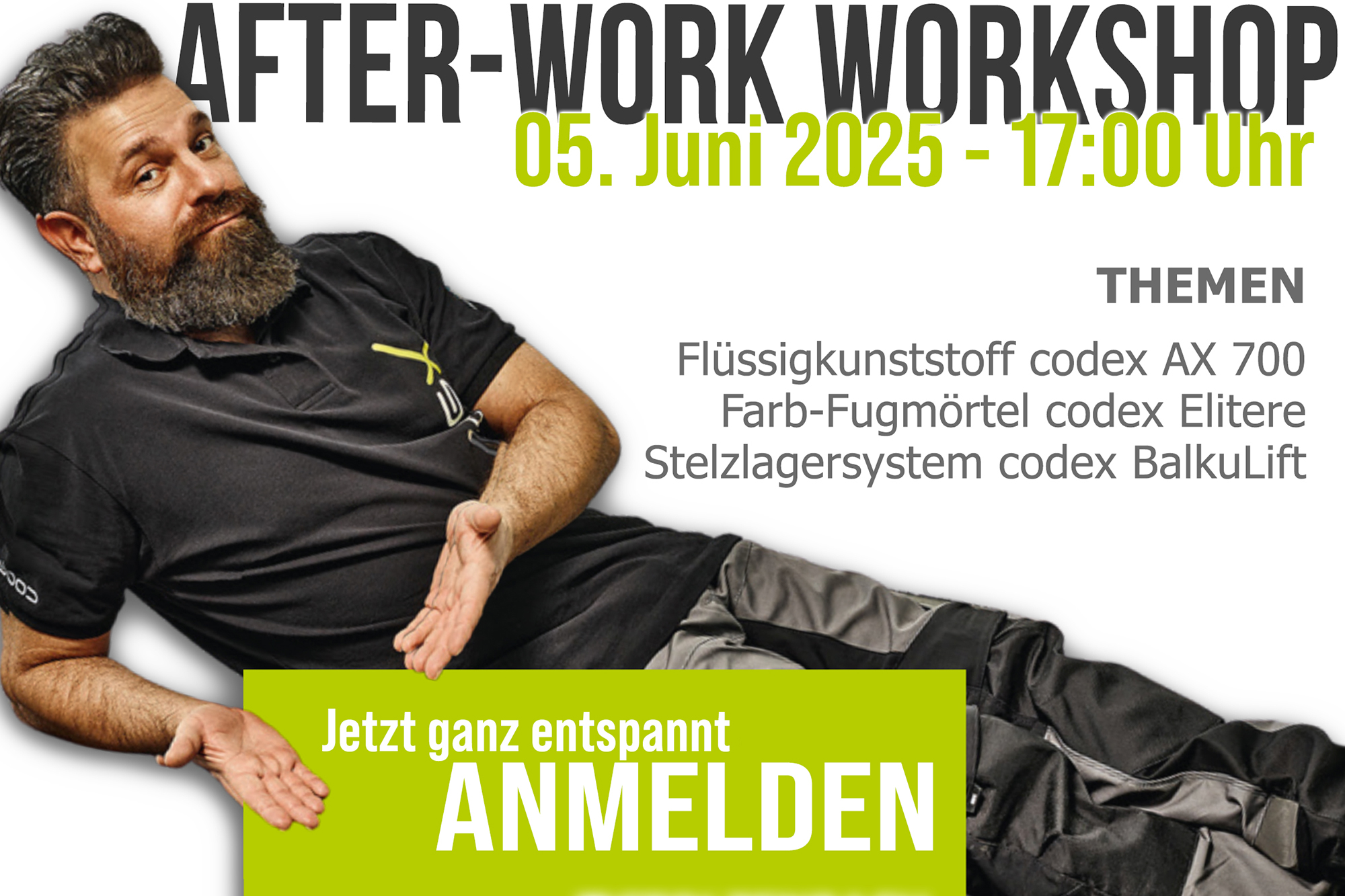 kostenloses codex Handwerker Seminar Juni 2025 Bremen