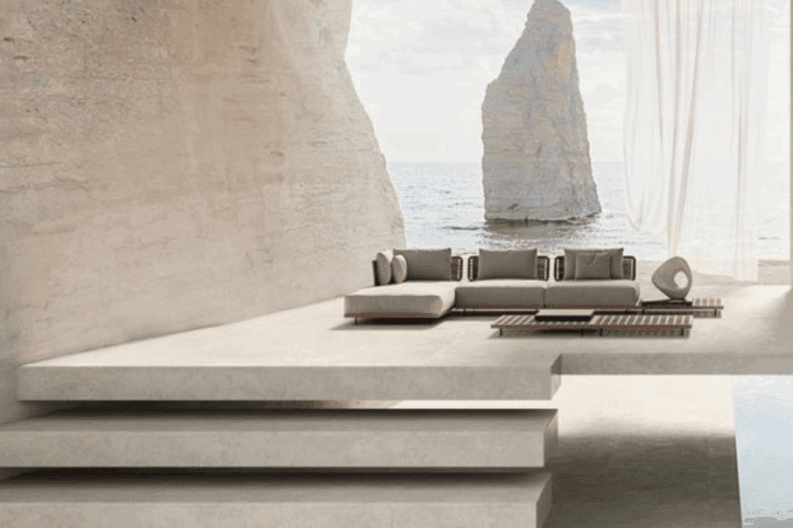 Eine elegante Kollektion von Wand- und Bodenfliesen aus Feinsteinzeug und mit Limestone-Effekt, die sehr realistisch und natürlich wirken, so dass sich das Produkt sowohl allein als auch in Kombination mit anderen Materialien wie Holz und Zement gut verwenden lässt. Die sechs hellen, modernen und eleganten Farbtöne eignen sich perfekt für Innen- und Außenbereiche.