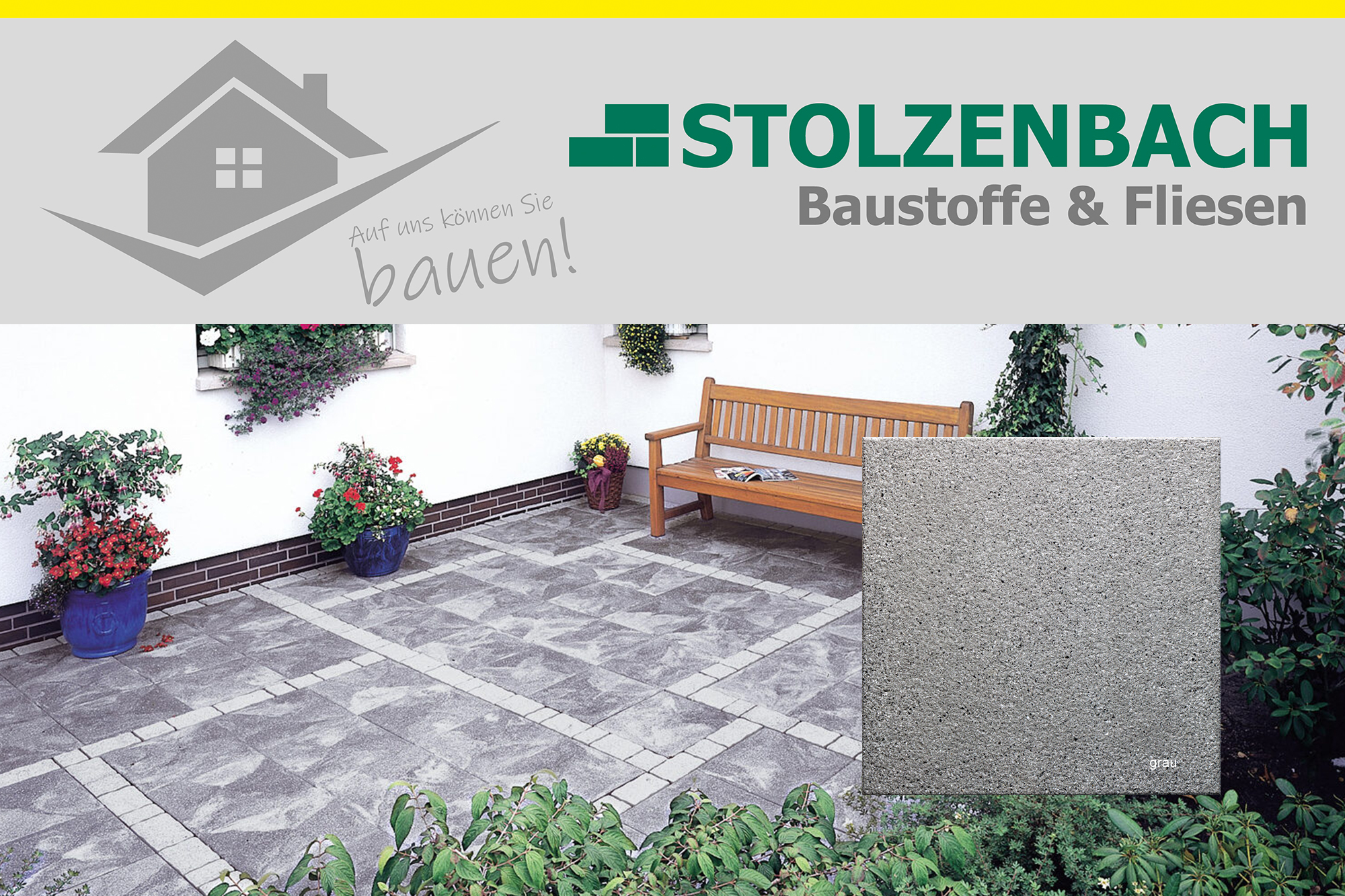 Granitplatten Novagranit grau OS3 von Bartels bei Stolzenbach Baustoffe in Bremen kaufen
