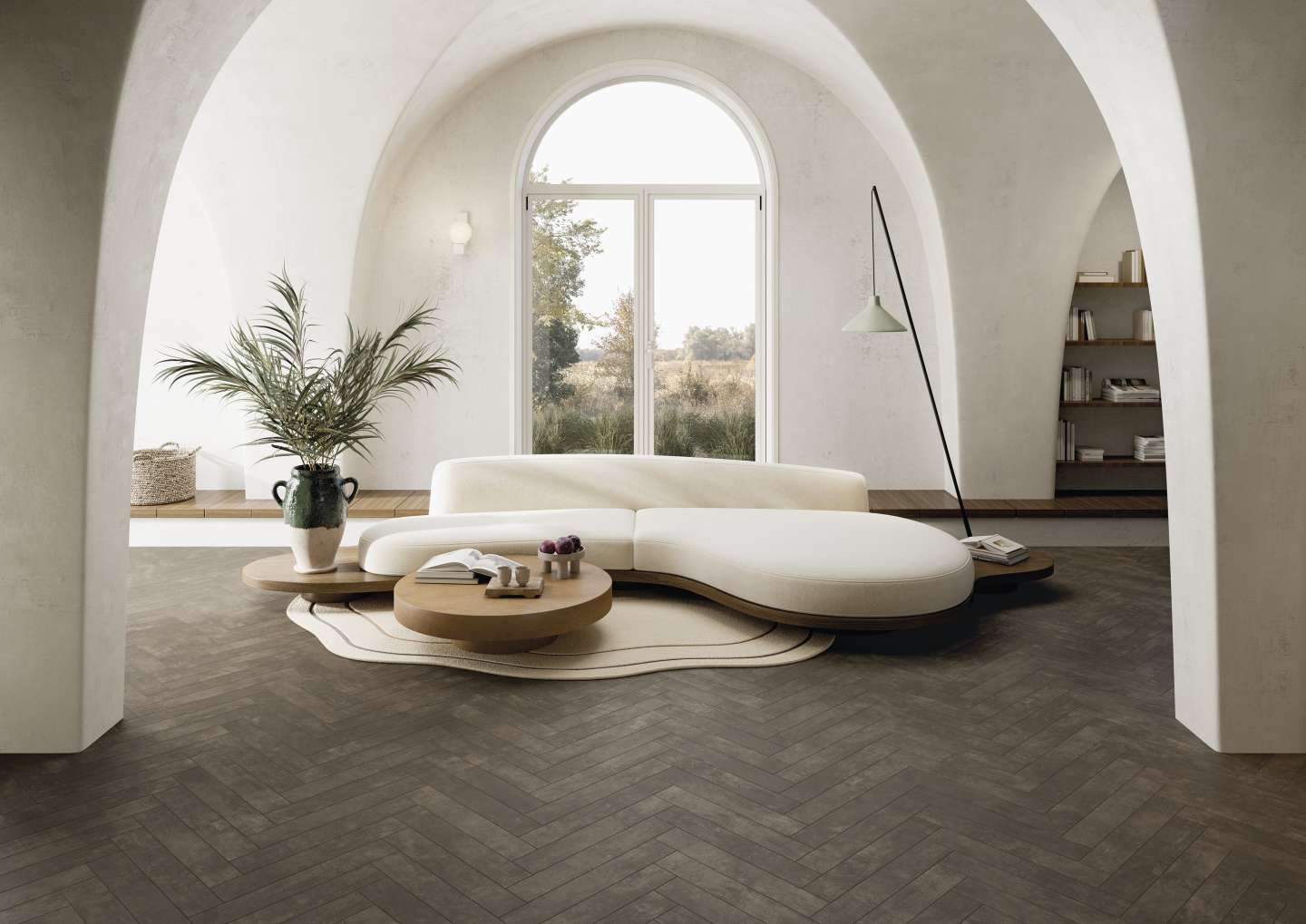Eine von Beton inspirierte Palette neutraler Farbtöne, deren minimalistischer und innovativer Charakter die Dynamik des urbanen Lebens widerspiegelt.