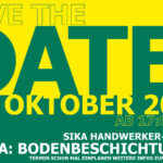 Save the Date für das SIKA Handwerker-Seminar zum Thema Bodenbeschichtungen am 01. Oktober 2026
