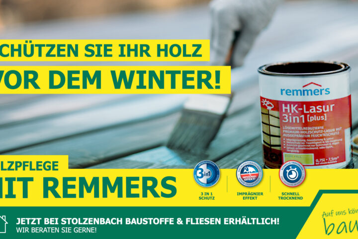 Remmers HK-Lasur 3in1 für Holzschutz im Außenbereich